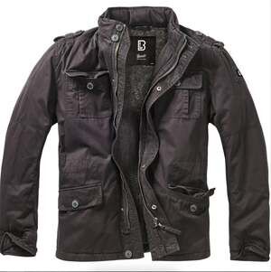 NWT Brandit Sherpa-Lined Military Field Jacket Black Men’s Medium M